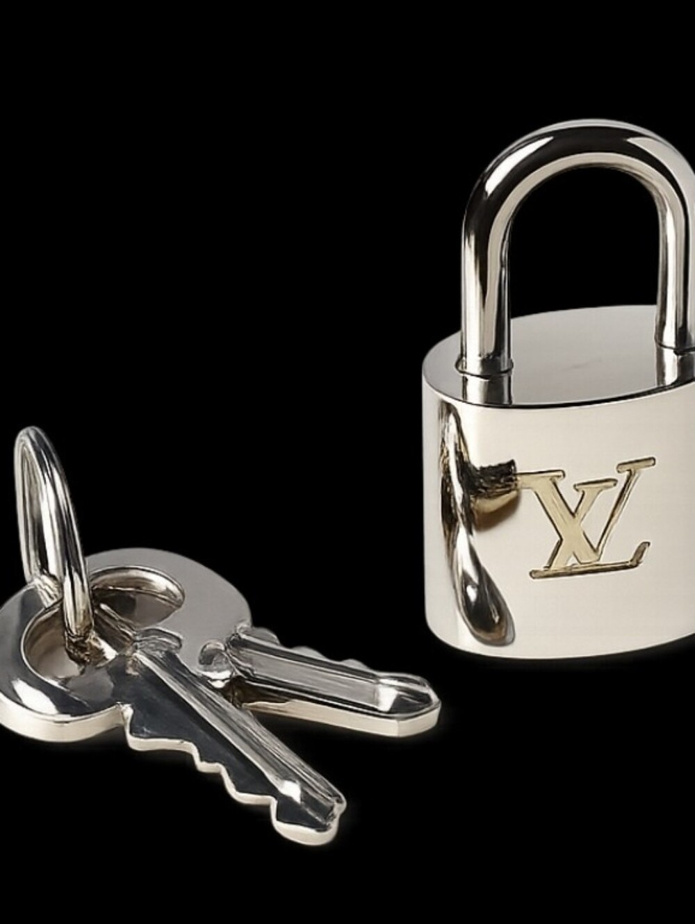Silver Lock & Key Set #315 | Authentic Padlock | New Condition
